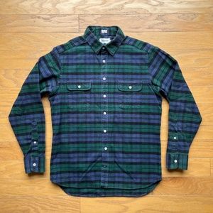 Taylor Stitch Yosemite Shirt in Blackwatch Plaid Size 40